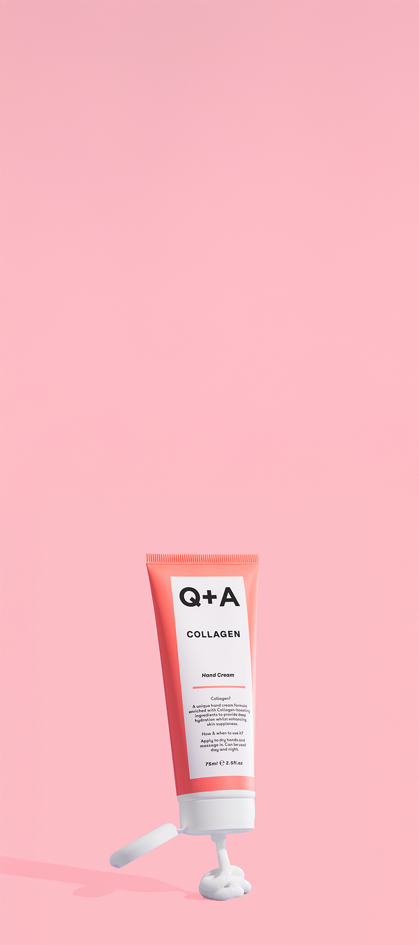 Q+A Collagen Hand Cream Mobile Banner